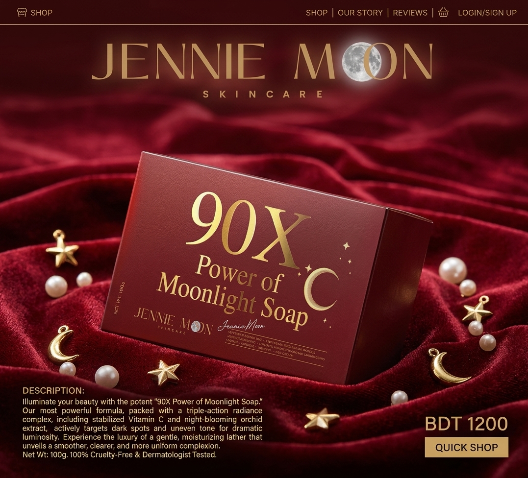 JENNIE MOON Skincare 90X Power of Moonlight Soap (160g)